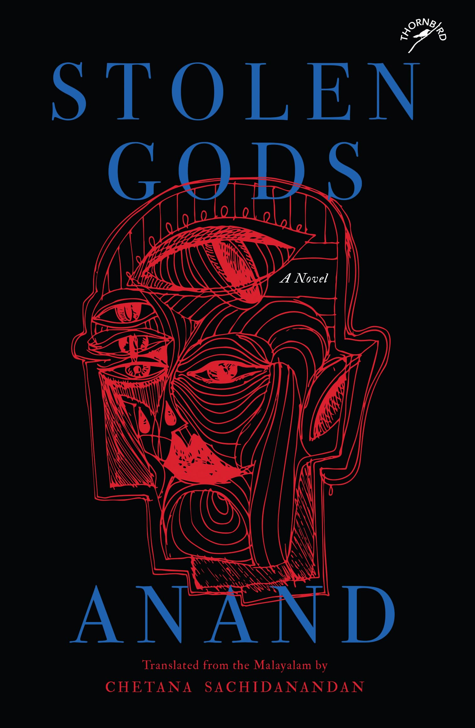 Front cover of the book 'Stolen Gods' by P. Sachidanandan,
Translated by Chetana Sachidanandan.