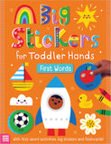 Front cover of the book 'Make Believe Ideas Big Stickers for Toddler Hands First Words.' by Sophie Collingwood.