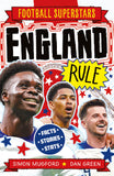 Front cover of the book 'Football Superstars: England Rule' by Mugford, Simon.