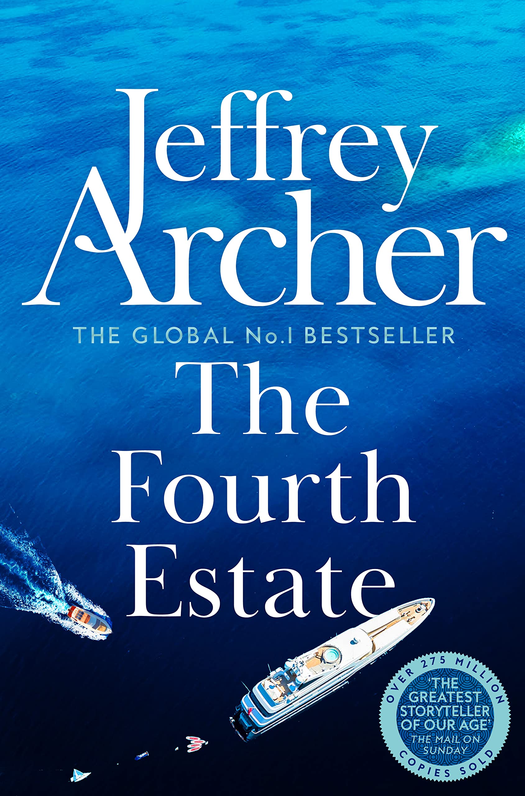 Front cover of the book 'The Fourth Estate' by Jeffrey Archer.