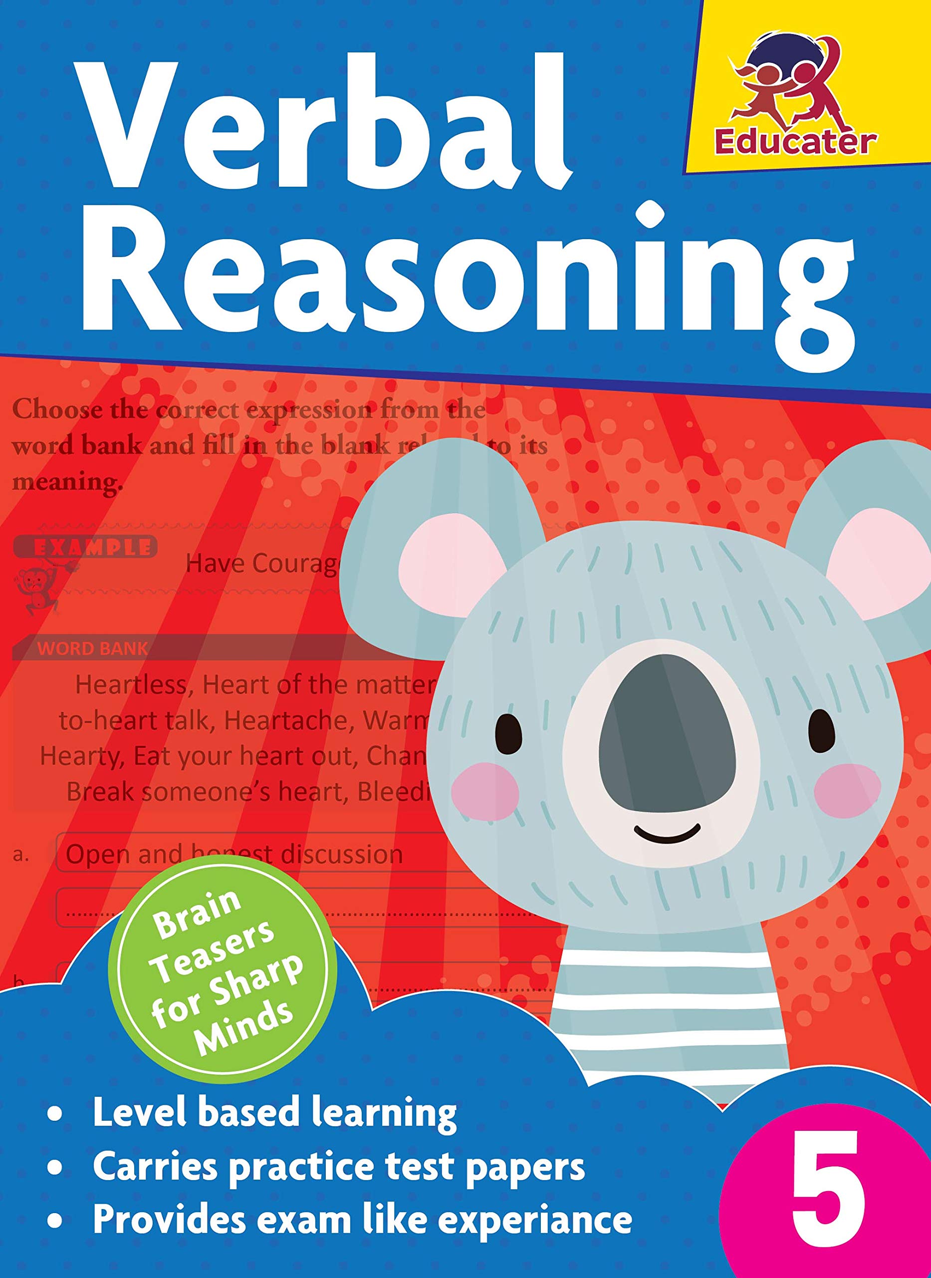 Front cover of the book 'Verbal Reasoning 5' by Pegasus.