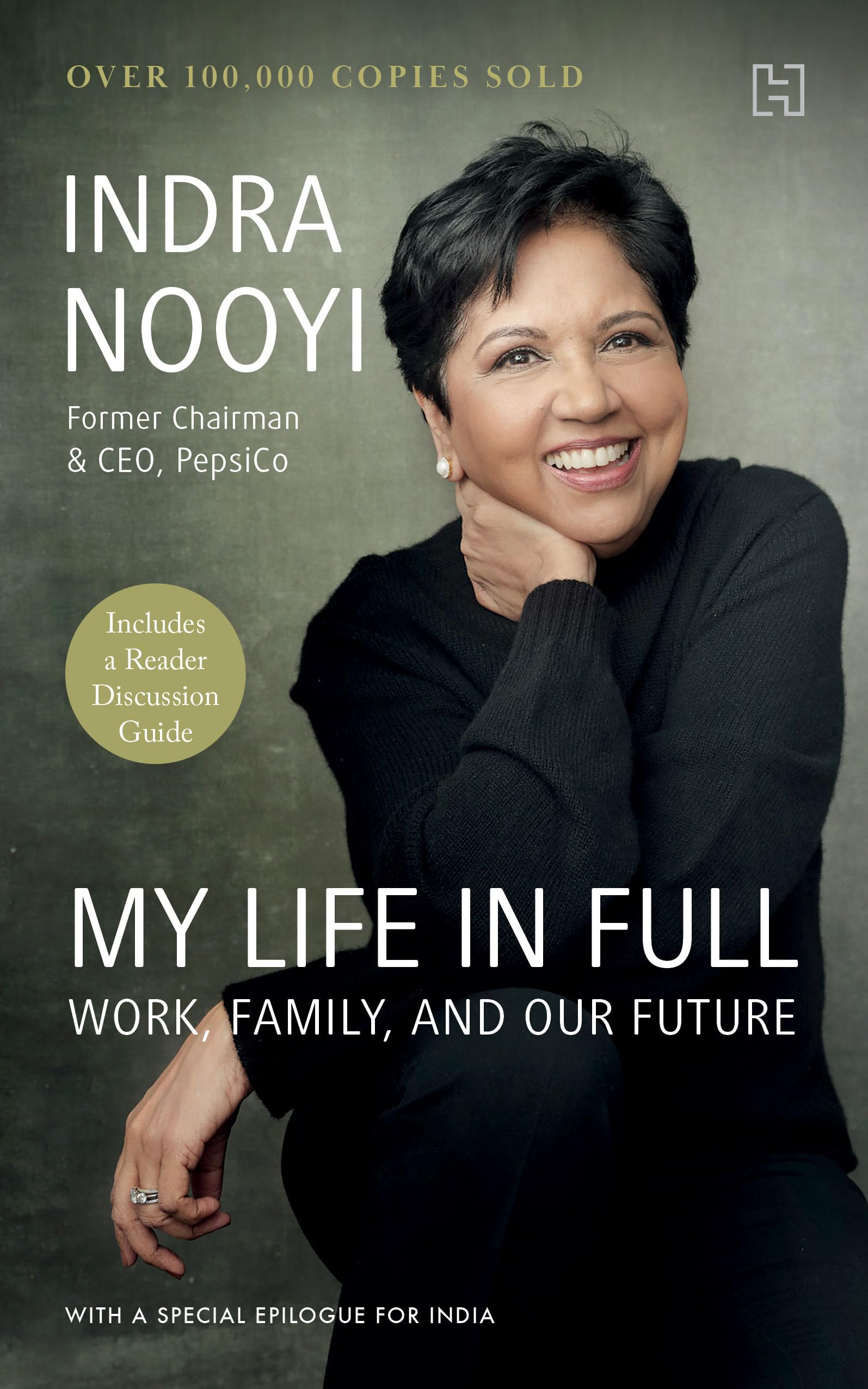Front cover of the book 'Hachette My Life in Full' by Nooyi, Indra.