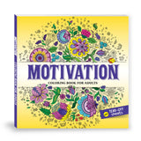 Front cover of the book 'Motivational Quotes: Coloring Book for Adults with Tear out Sheets I Inspirational Coloring Pages I Coloring for Peace' by Pengiun.