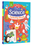 Front cover of the book 'Science Activity Book' by Omkidz.