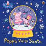 Front cover of the book 'Peppa Pig: Peppa Visits Santa' by Peppa Pig.