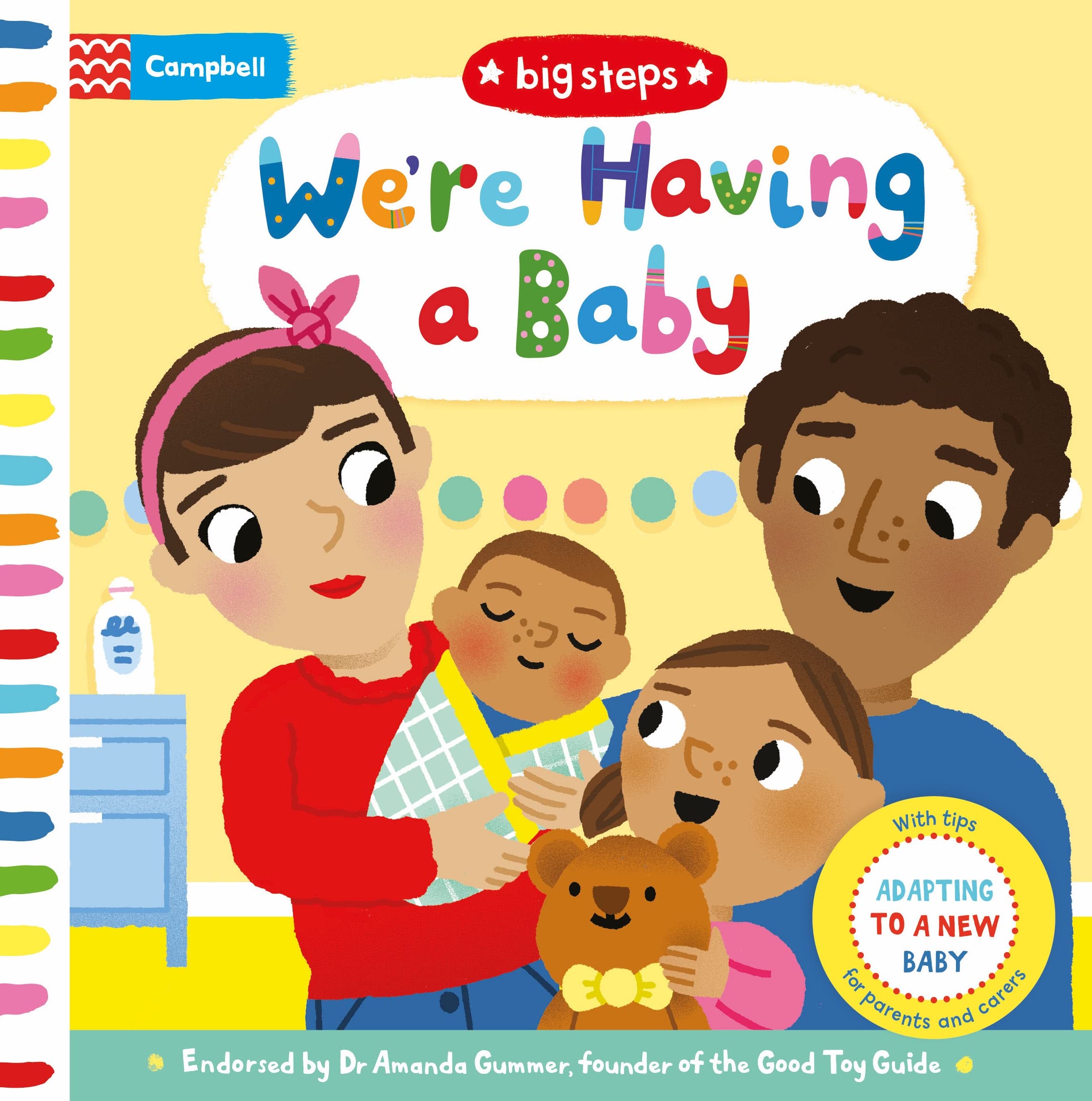 Front cover of the book 'We're Having A Baby' by Marion Cocklico.