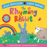 Front cover of the book 'The Rhyming Rabbit 15th Anniversary Edition' by Julia Donaldson.