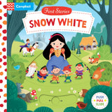 Front cover of the book 'Snow White (First Stories)' by Campbell Books.