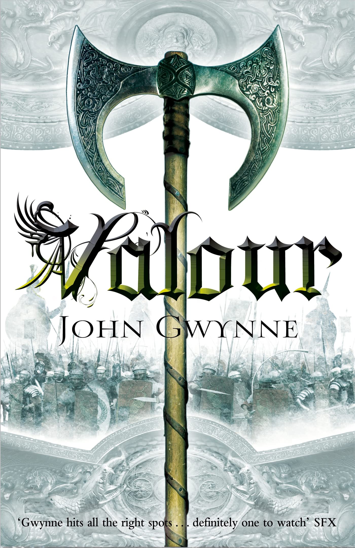Front cover of the book 'Valour' by John Gwynne.