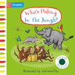 Front cover of the book 'Who's Hiding In The Jungle?: A Felt Flaps Book (Campbell Axel Scheffler)' by Axel Scheffler.