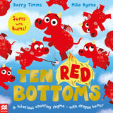 Front cover of the book 'Macmillan Childrens Books Ten Red Bottoms.' by Barry Timms.