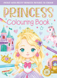 Front cover of the book 'Princess Colouring Book' by Parragon Publishing.