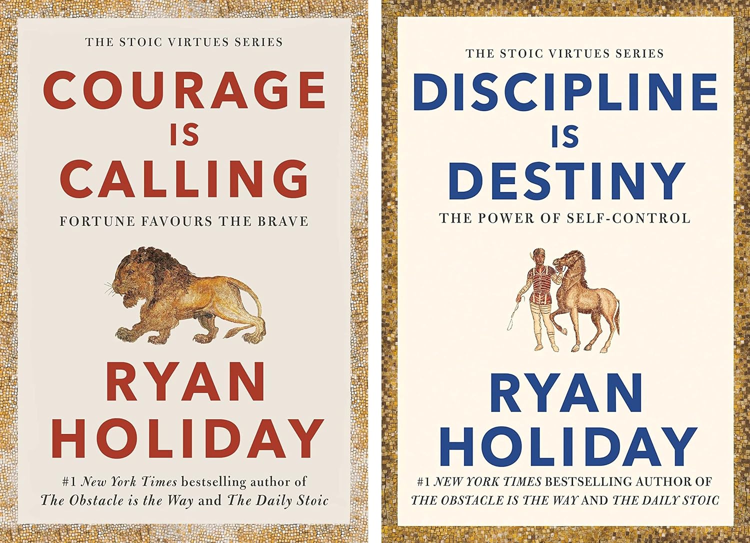 Generic The Stoic Virtues Series by Ryan Holiday [Courage Is Calling & Discipline Is Destiny] NYBooksHub