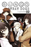 Front cover of the book 'Bungo Stray Dogs, Vol. 2 (Volume 2)' by Kafka Asagiri.