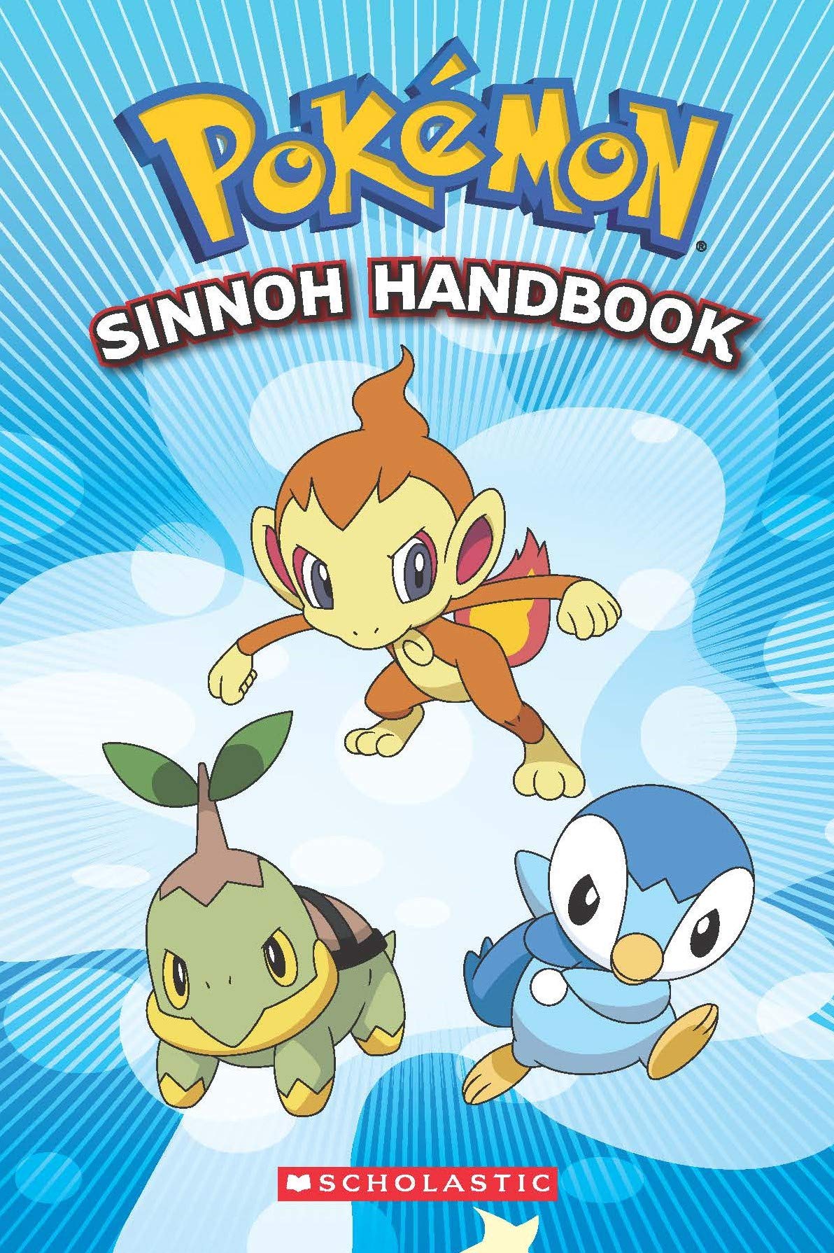 Front cover of the book 'Pokemon: Sinnoh Handbook' by Tracey West.