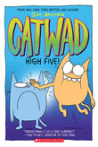 Front cover of the book 'High Five! A Graphic Novel (Catwad #5) (3)' by Jim Benton.
