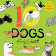 Front cover of the book 'Two Hoots 10 Dogs A Funny Furry Counting Book.' by Emily Gravett.