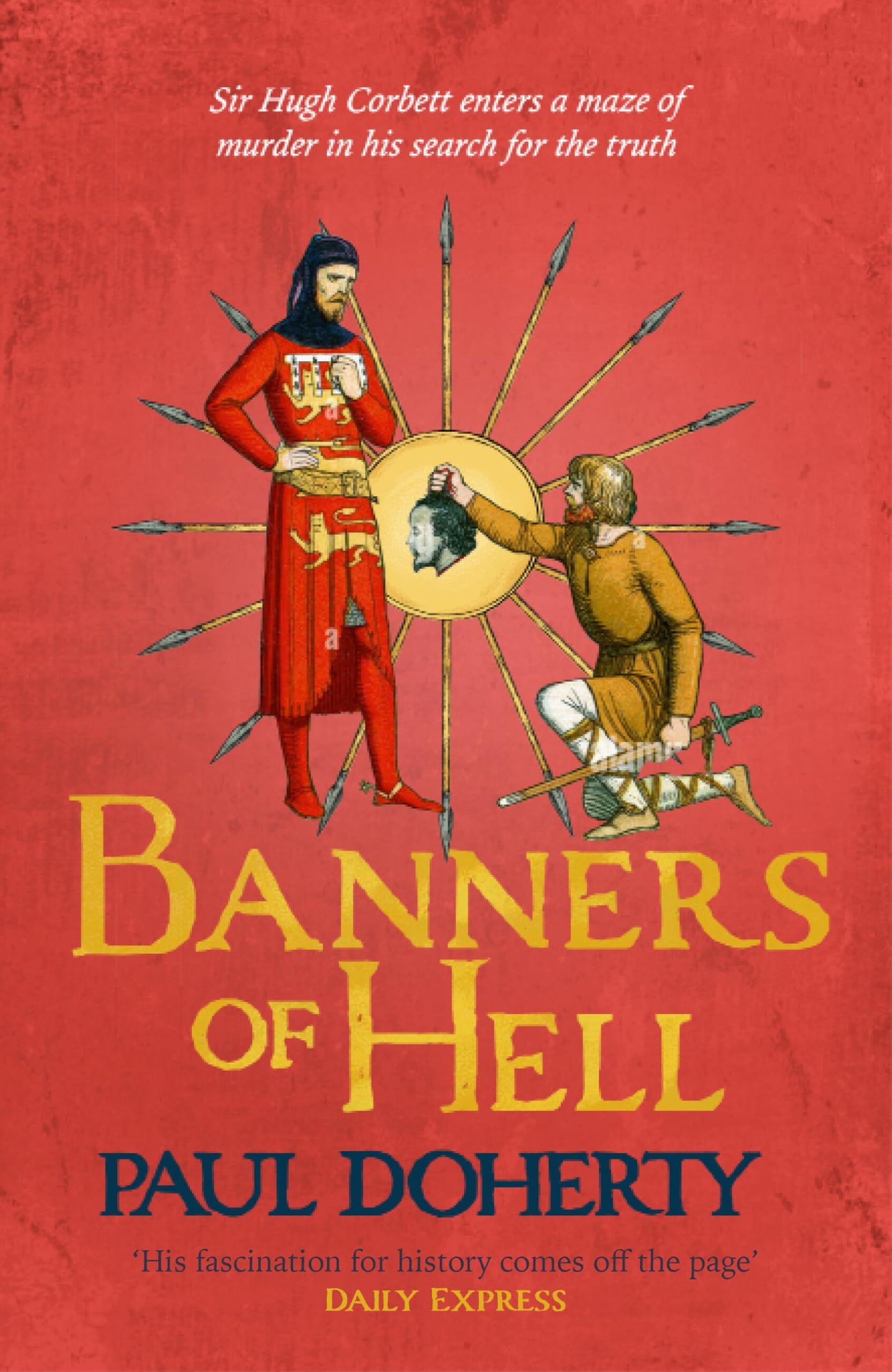 Front cover of the book 'Banners of Hell: Hugh Corbett 24' by Paul Doherty.