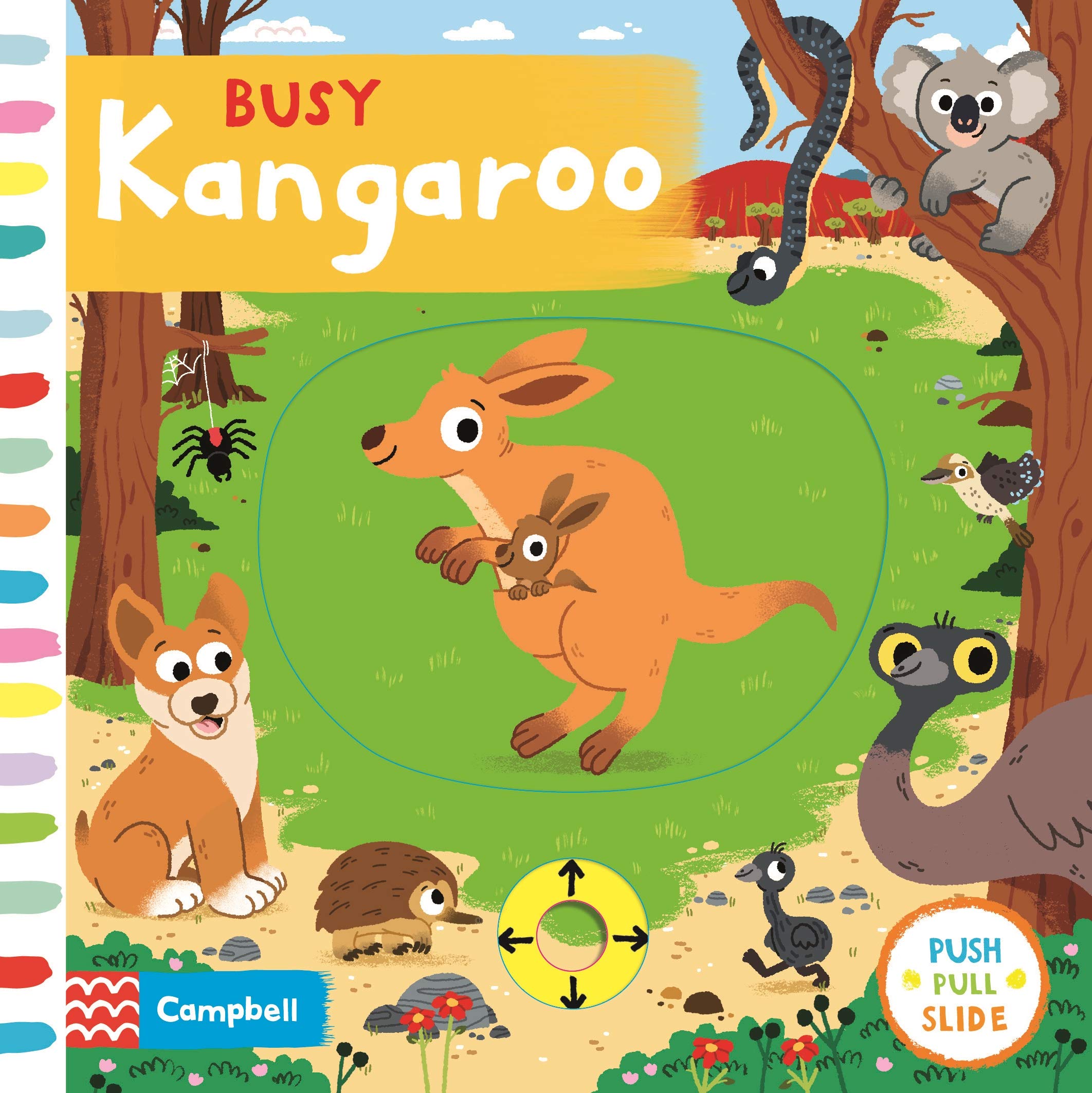 Front cover of the book 'Busy Kangaroo (51) (Busy Books)' by Carlo Beranek.