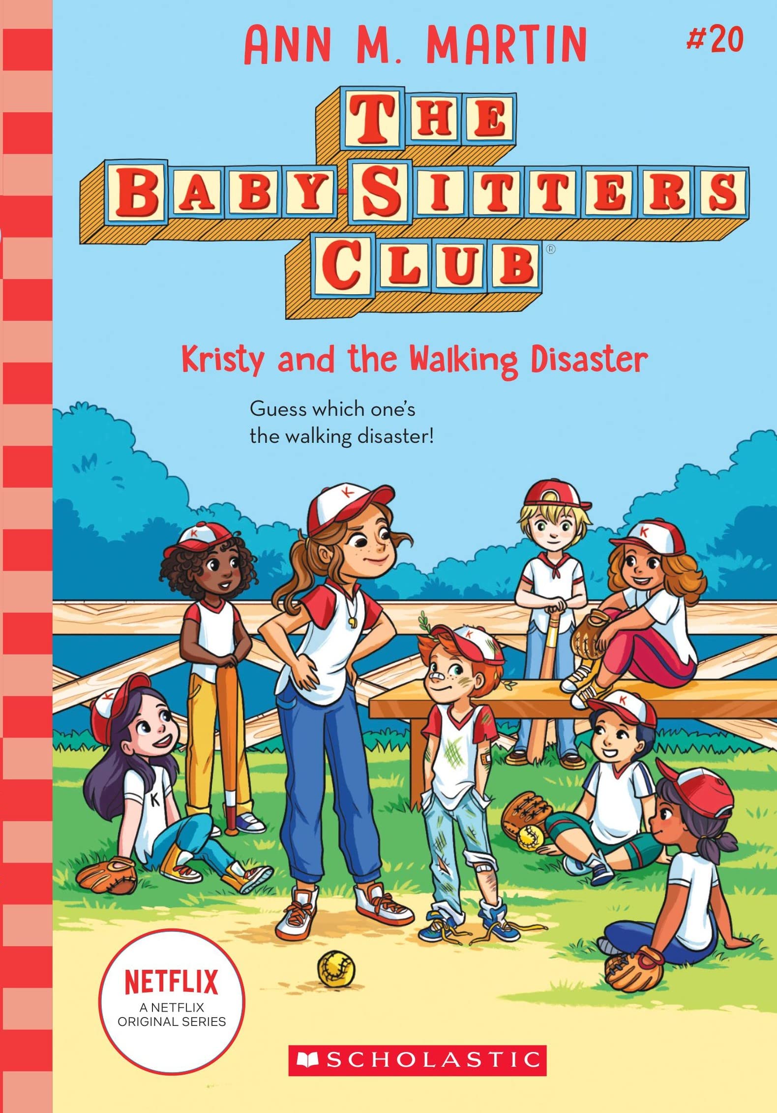 Front cover of the book 'NEW-Kristy and the Walking Disaster (The Baby-Sitters Club #20)' by Ann M Martin.