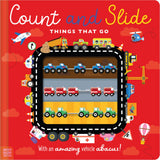 Front cover of the book 'Count and Slide Things That Go' by Christie Hainsby.