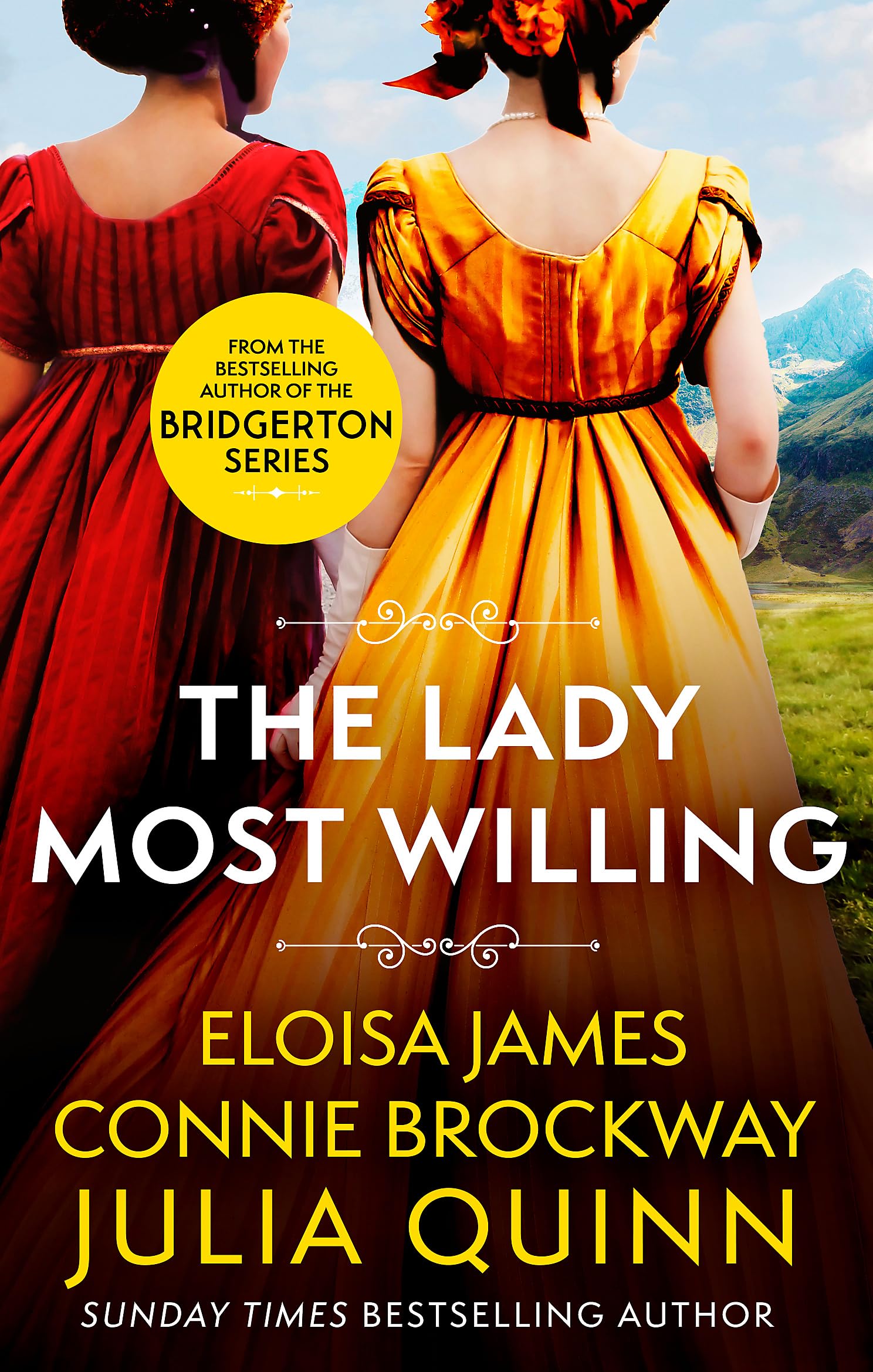 Front cover of the book 'The Lady Most Willing: A Novel in Three Parts' by Julia Quinn.