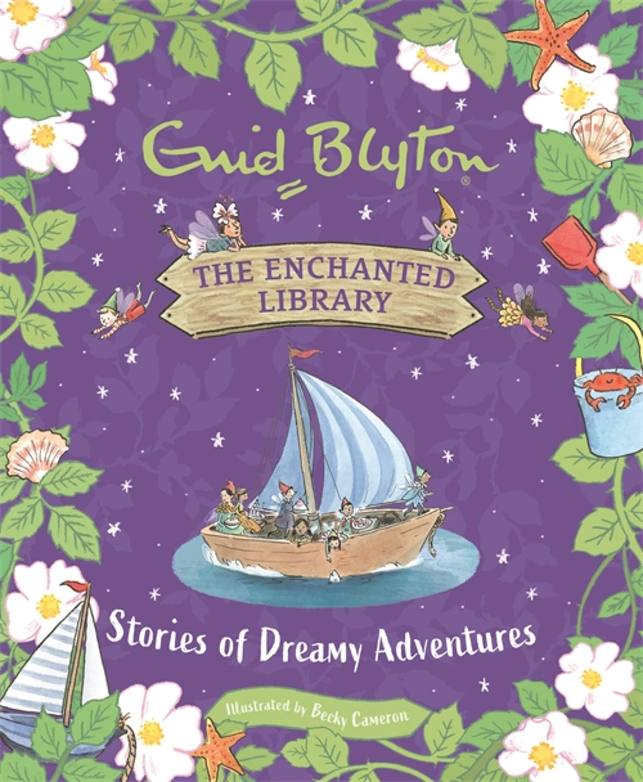 Front cover of the book 'Stories of Dreamy Adventures (The Enchanted Library)' by Enid Blyton.