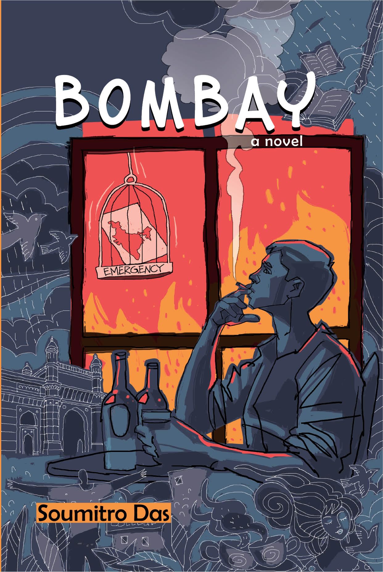 Front cover of the book 'Bombay' by Soumitro Das.