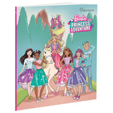 Front cover of the book 'Barbie in Princess Adventure' by Parragon.