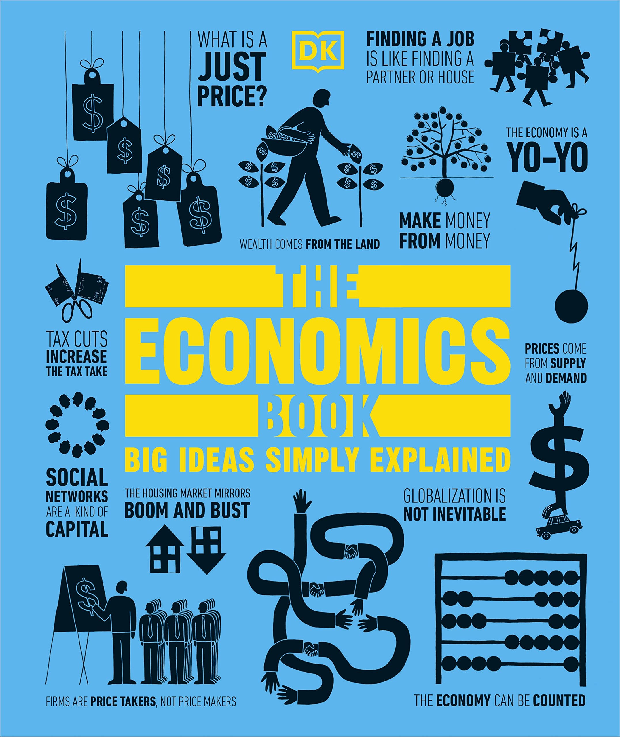 Front cover of the book 'The Economics Book (Big Ideas)' by Na.
