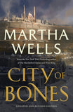 Front cover of the book 'City of Bones' by Martha Wells.