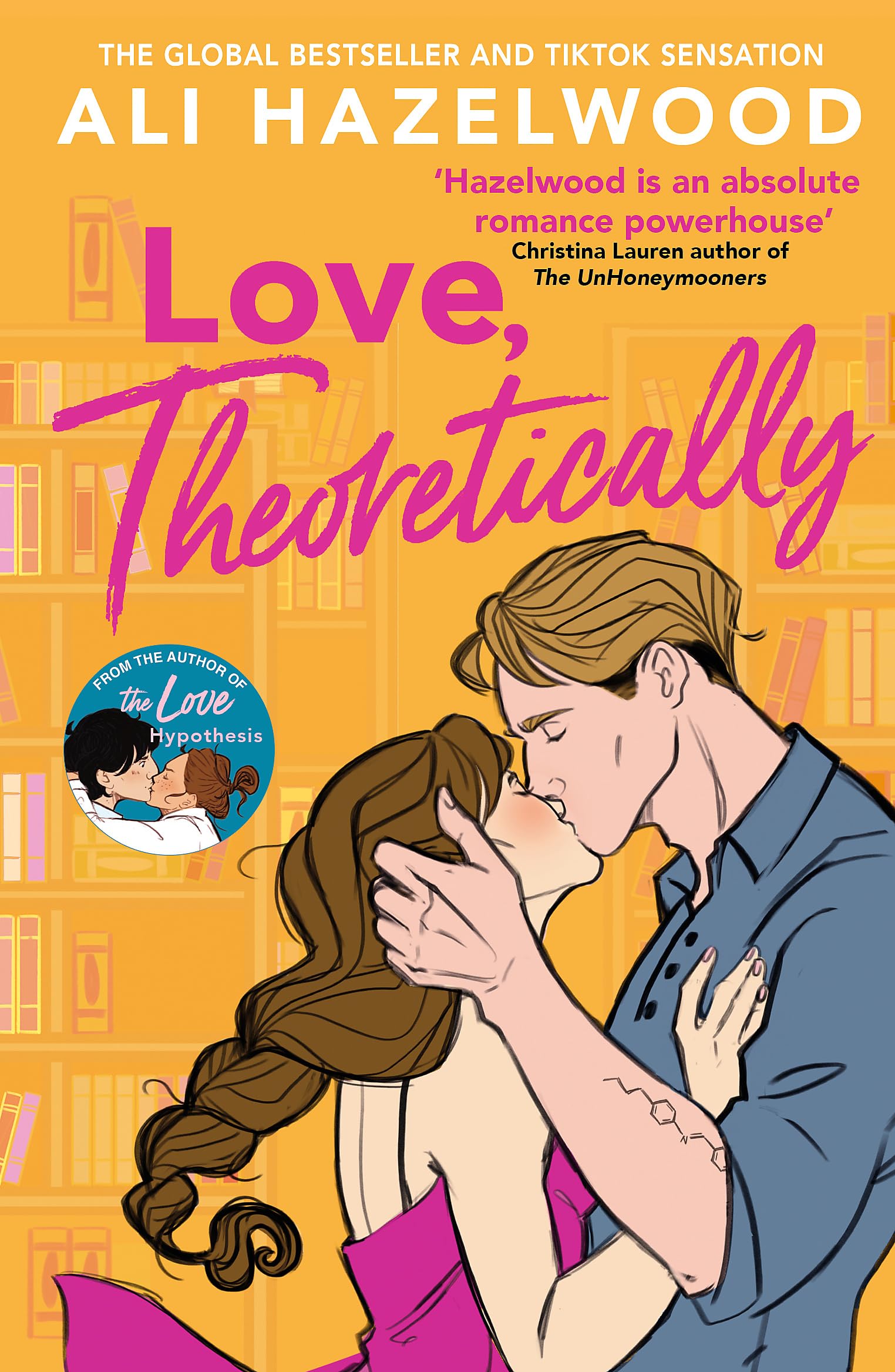 Front cover of the book 'Love, theoretically' by Ali Hazelwood.