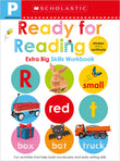Front cover of the book 'Pre-K Ready for Reading Workbook: Scholastic Early Learners (Extra Big Skills Workbook)' by Scholastic Early Learners.