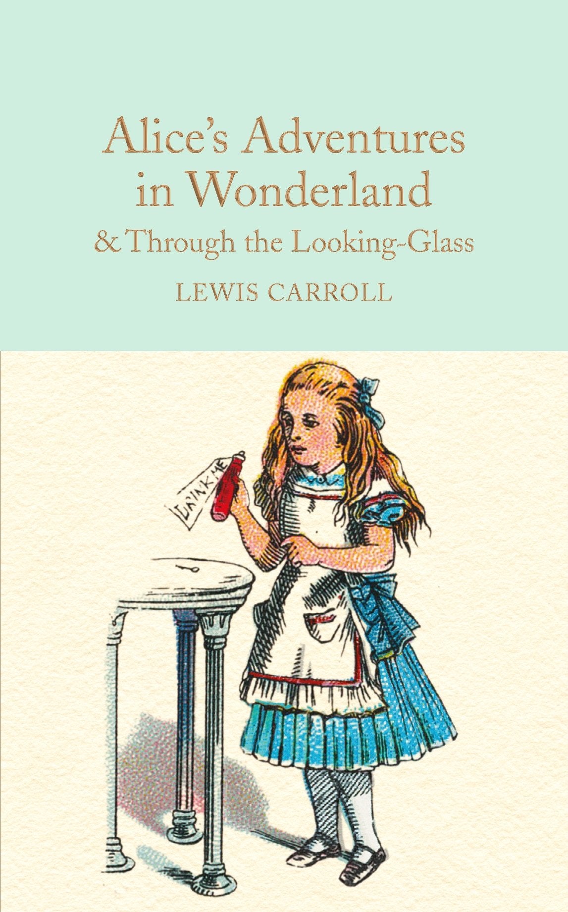 Front cover of the book 'Alice's Adventures in Wonderland & Through the Looking-Glass' by Lewis Carroll.