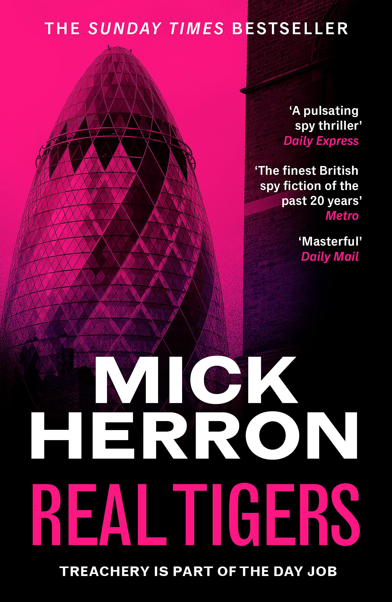 Front cover of the book 'Real Tigers: Slough House Thriller 3' by Herron, Mick.
