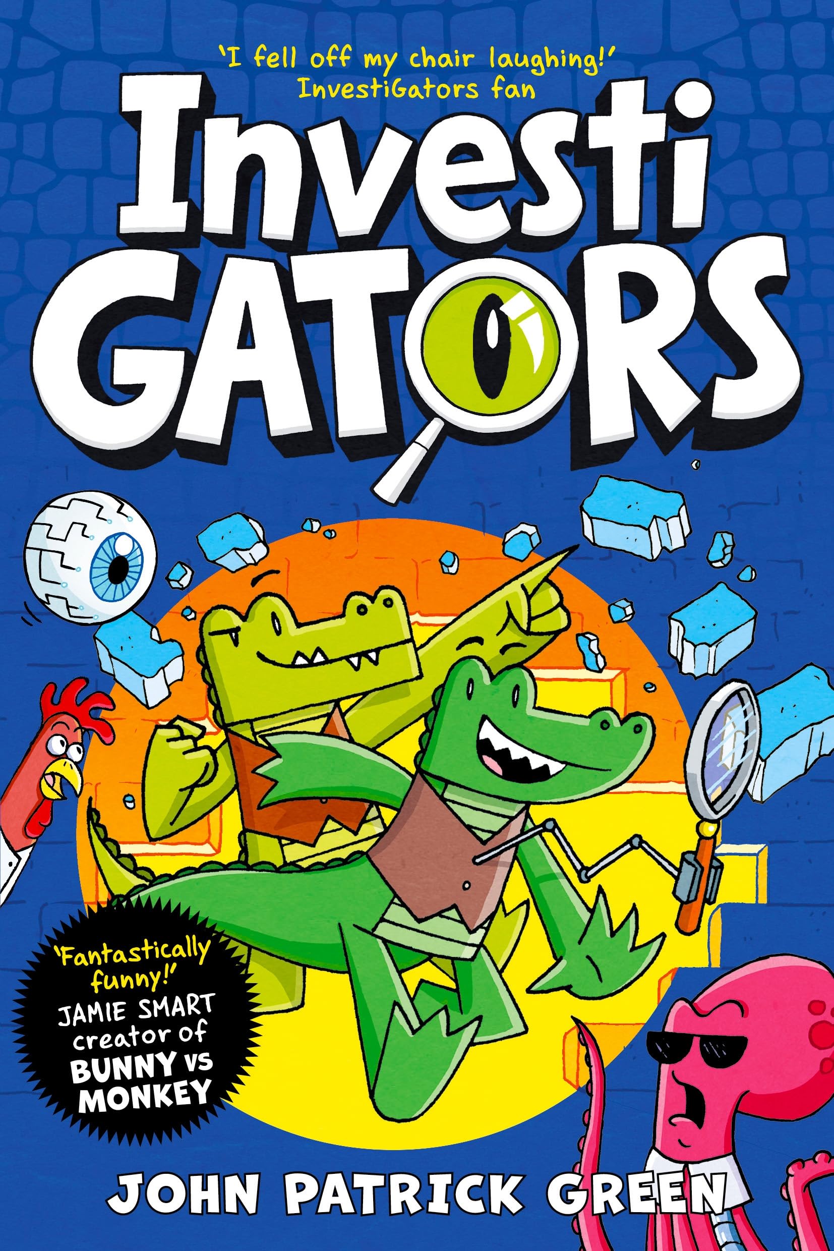 Front cover of the book 'InvestiGators (International Edition)' by John Patrick Green.