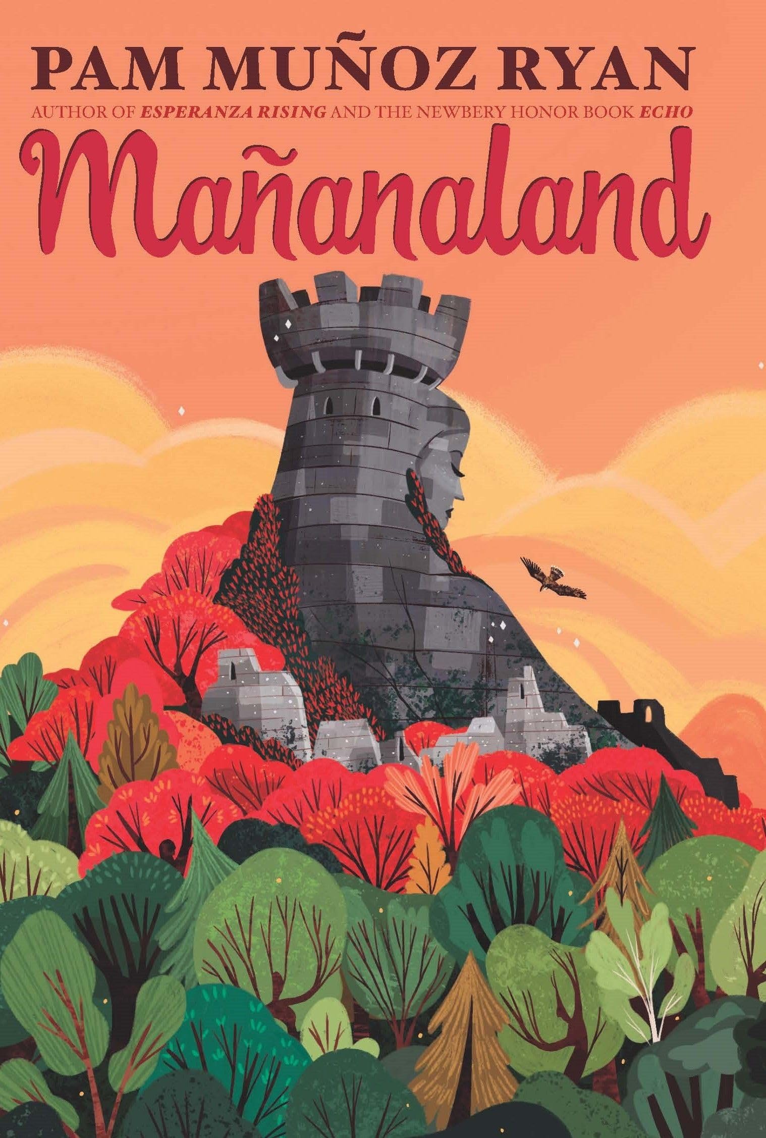 Front cover of the book 'Mañanaland' by Pam Muñoz Ryan.
