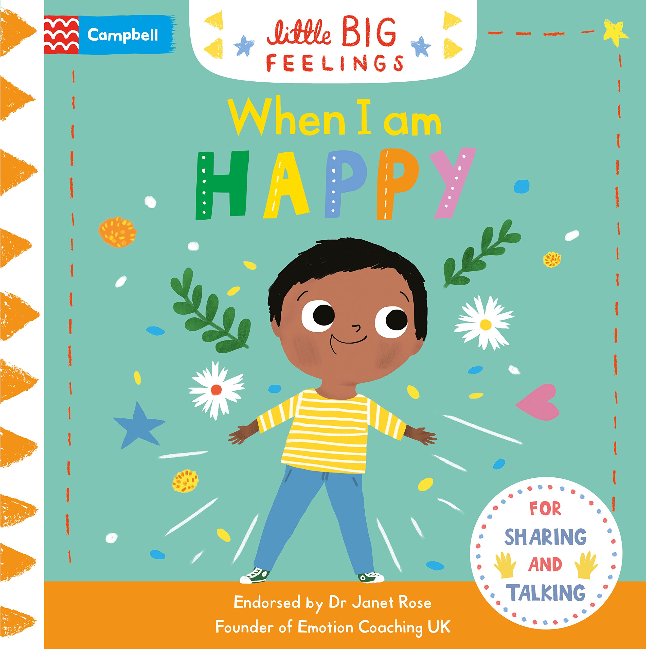 Front cover of the book 'When I am Happy (Little Big Feelings)' by Marie Paruit.