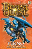 Front cover of the book 'Ferno the Fire Dragon' by Blade Adam.