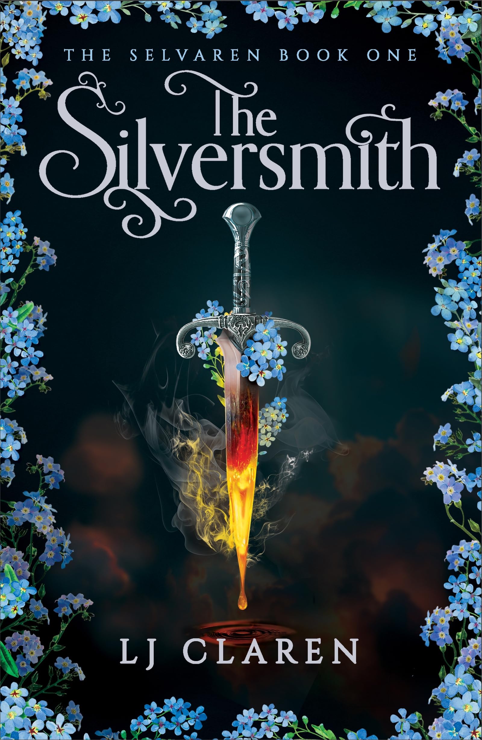 Front cover of the book 'The Silversmith' by LJ Claren.