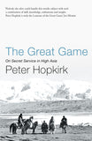 Front cover of the book 'The Great Game: On Secret Service in High Asia' by Peter Hopkirk.