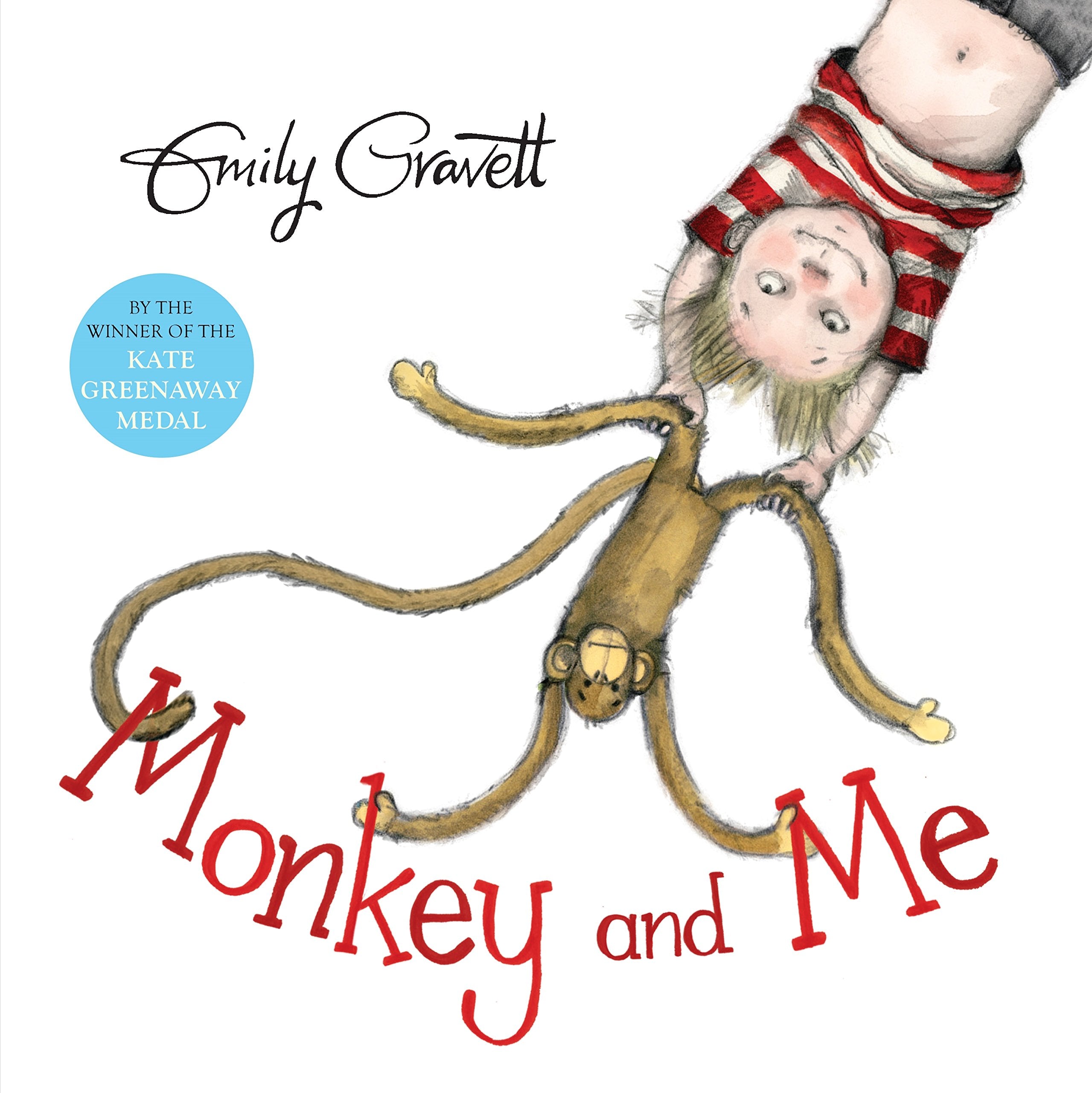 Front cover of the book 'Monkey & Me' by Emily Gravett.