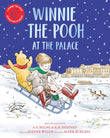 Front cover of the book 'Winnie-the-Pooh at the Palace' by Jeanne Willis, Mark Burgess.