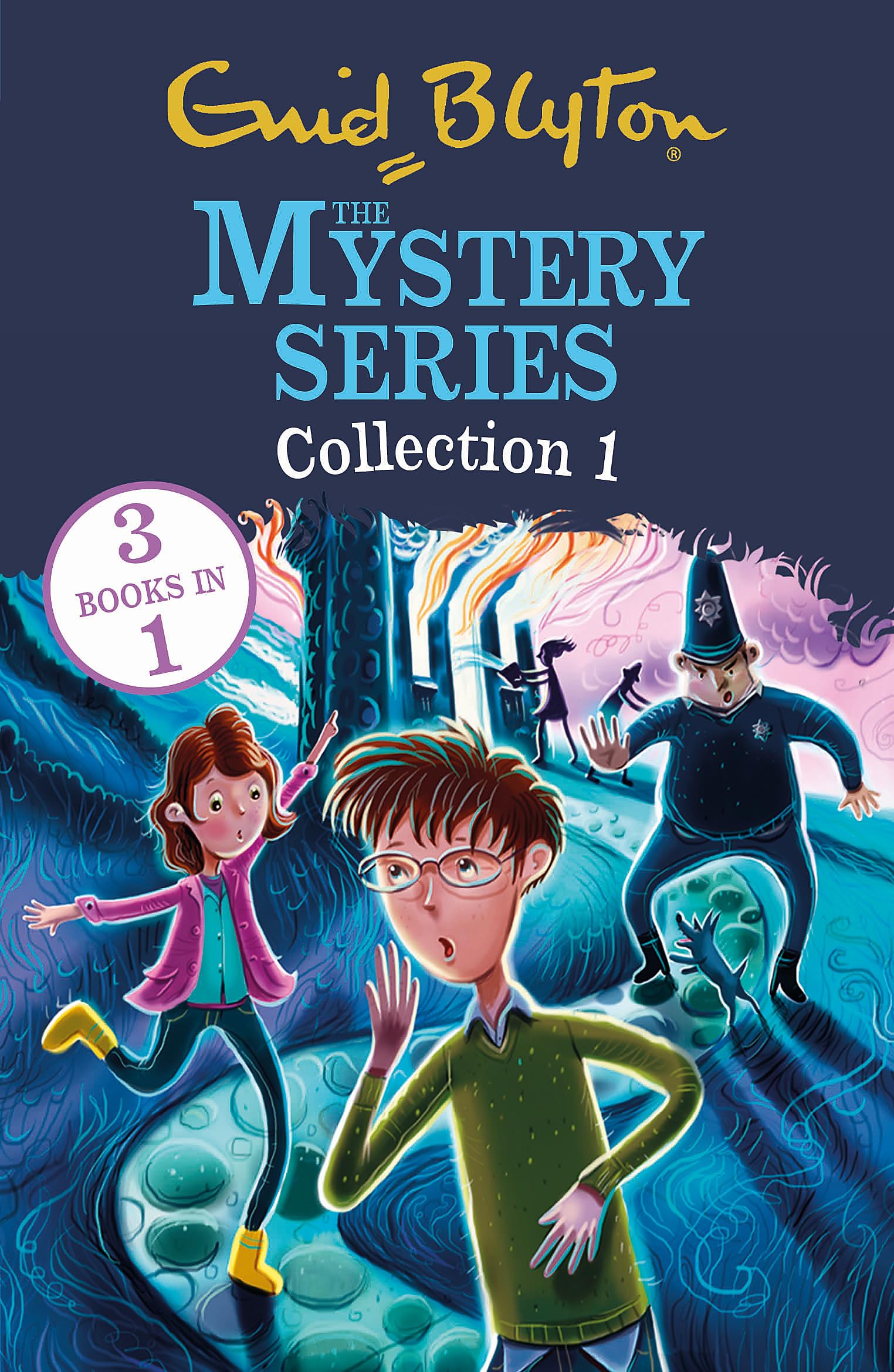 Front cover of the book 'The Mystery Series: The Mystery Series Collection 1: Books 1-3' by Enid Blyton.
