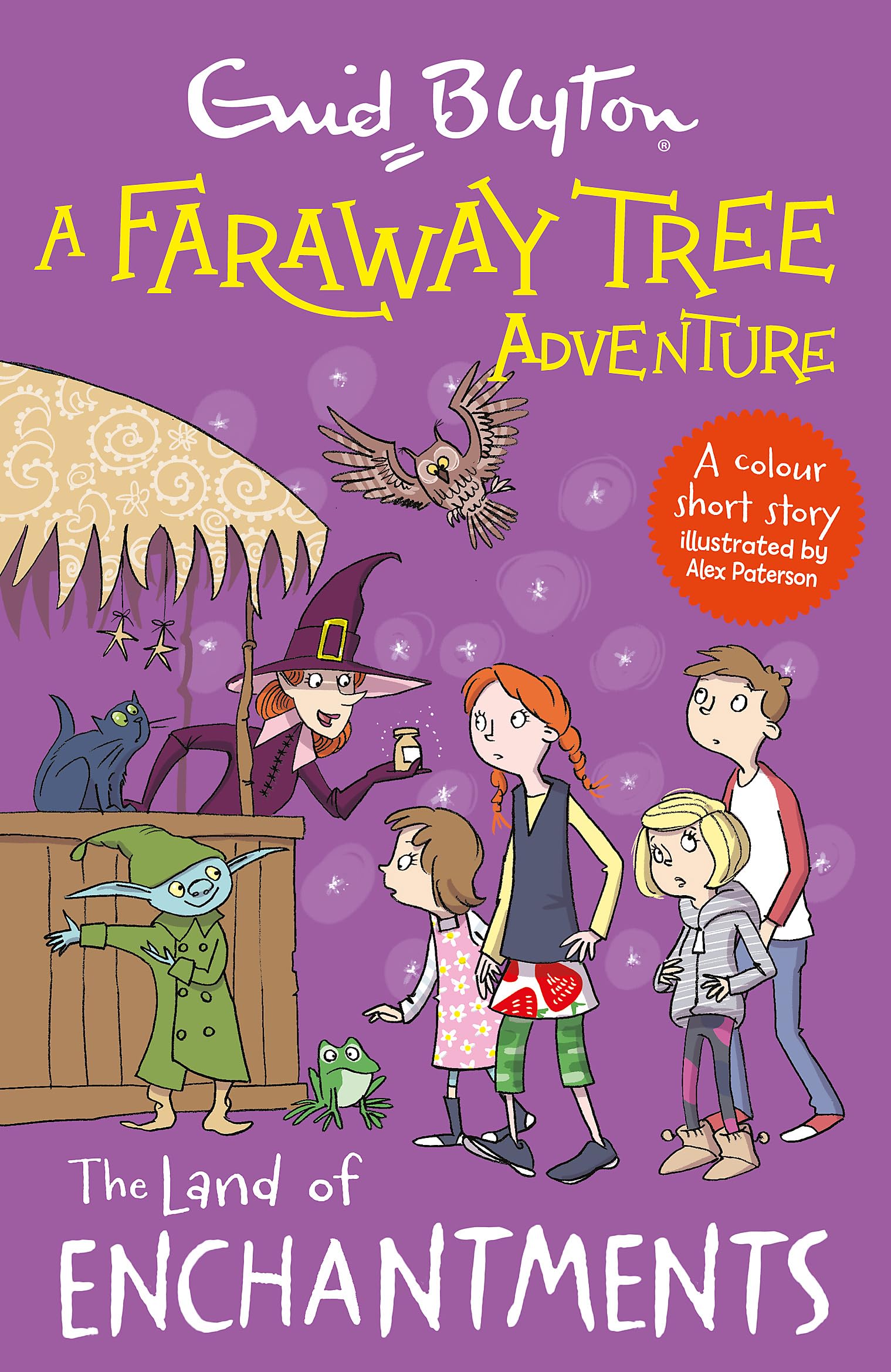 Front cover of the book 'A Faraway Tree Adventure: The Land of Enchantments: Colour Short Stories' by Blyton, Enid.