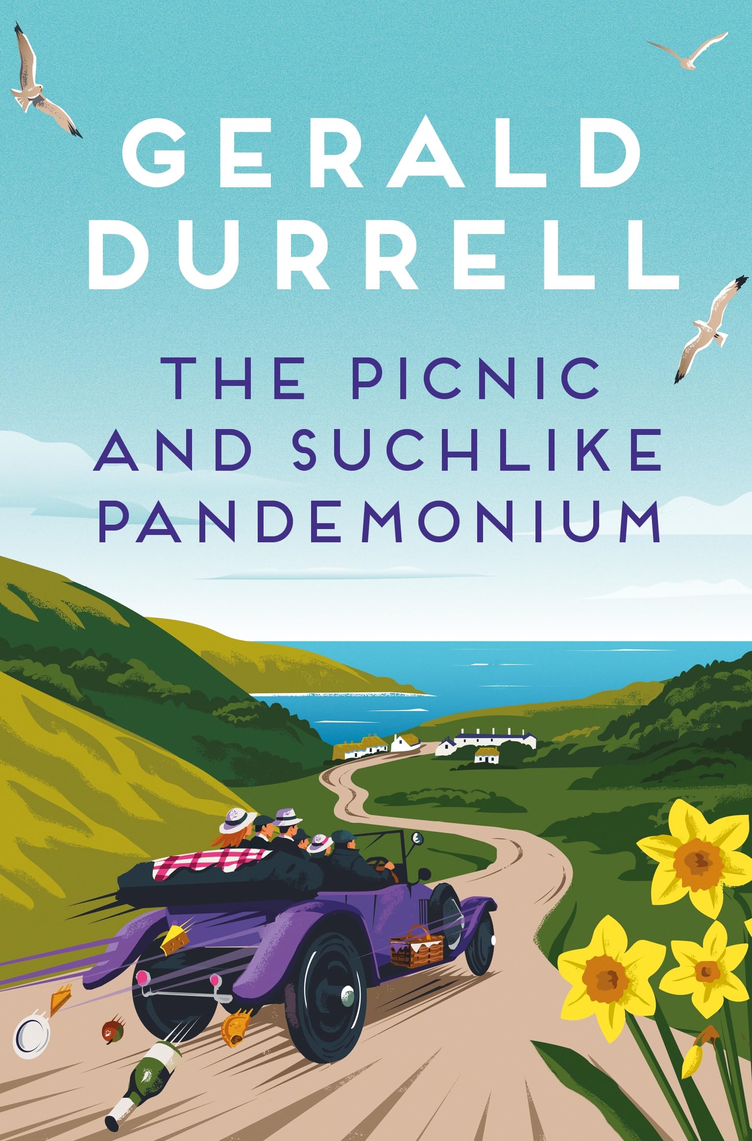 Front cover of the book 'The Picnic and Suchlike Pandemonium' by Gerald Durrell.