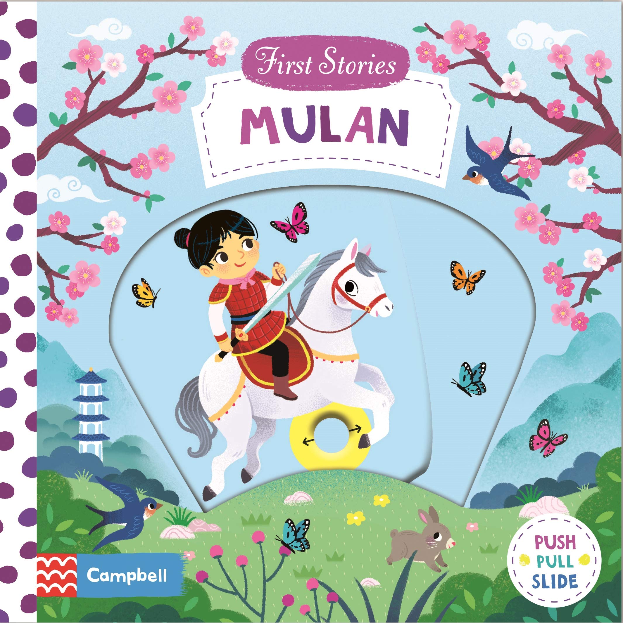 Front cover of the book 'Mulan (First Stories)' by Yi-Hsuan Wu.