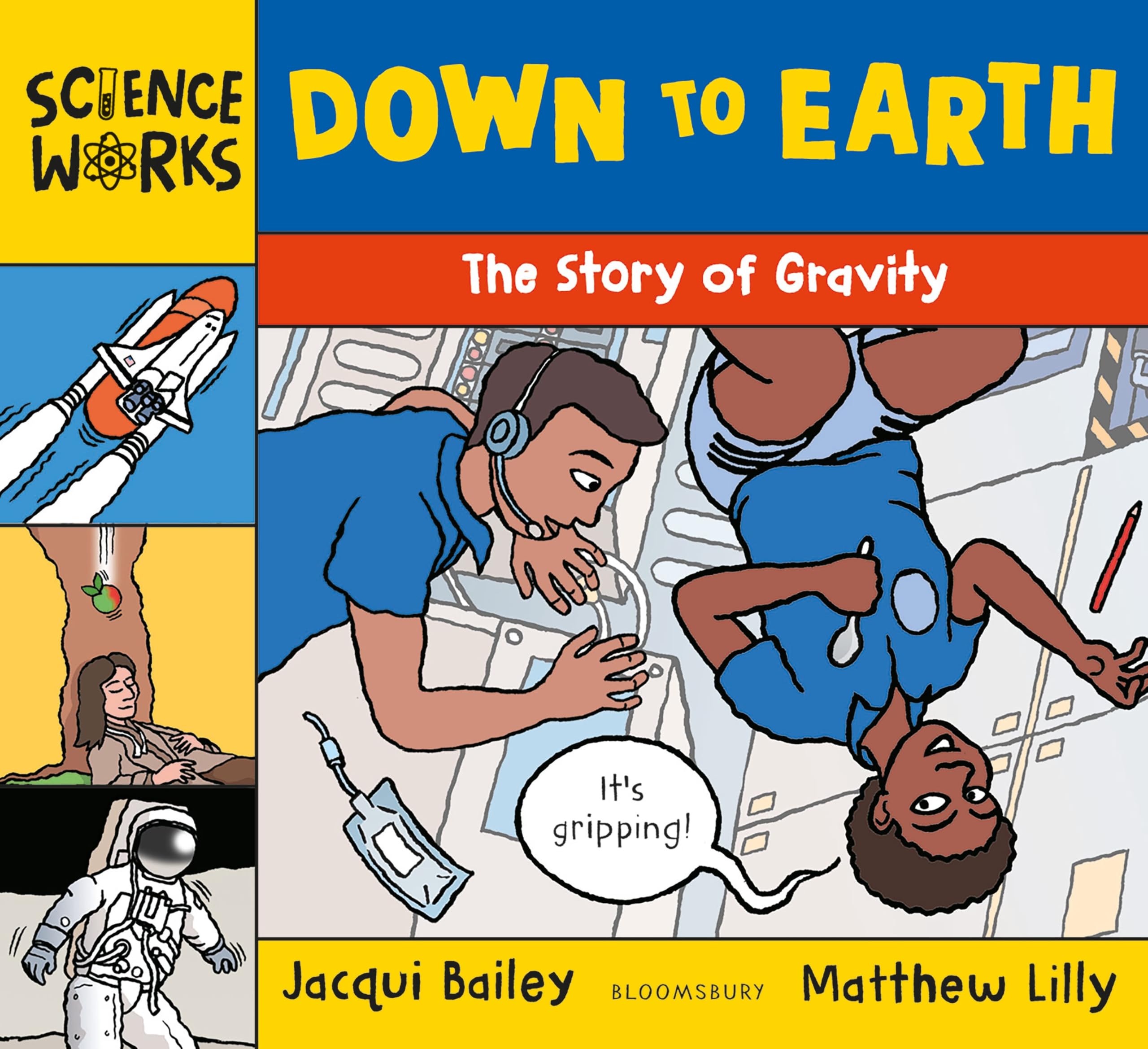 Front cover of the book 'Down to Earth: The Story of Gravity (Science Works)' by Jacqui Bailey.