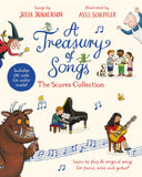 Front cover of the book 'A Treasury of Songs - The Scores Collection' by Julia Donaldson, Axel Scheffler.