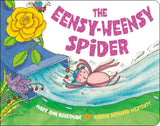 Front cover of the book 'The Eensy-Weensy Spider' by Mary Ann Hoberman.